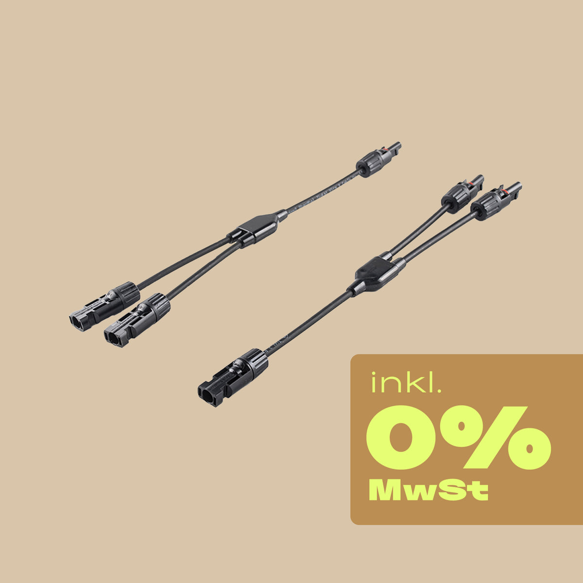 Connecteurs Y solaires - 0 % TVA