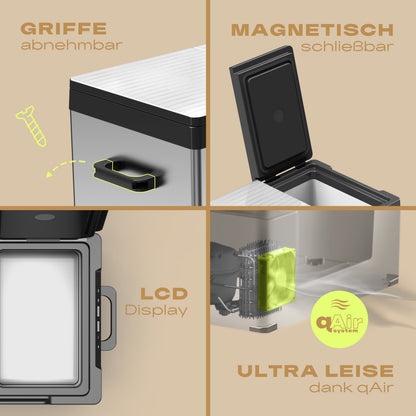 Glacière à compresseur IceCube DUAL 25, 12/24/230 V, 25 L