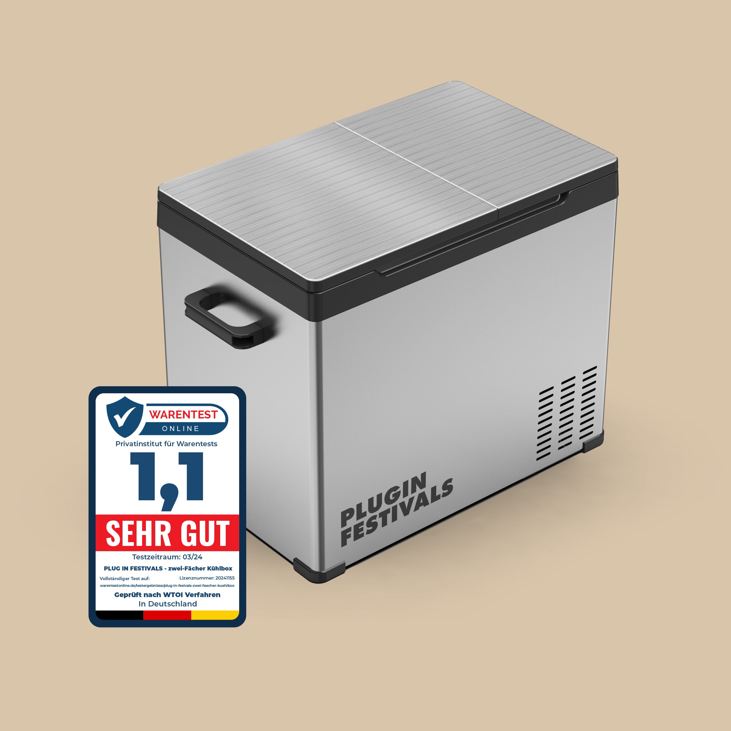 Glacière à compresseur IceCube DUAL 40, 12/24/230 V, 40 L