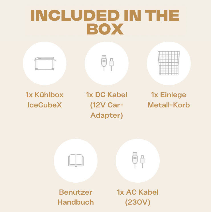 ICECUBE X 50 Kompressor-Kühlbox, 12/24/230V