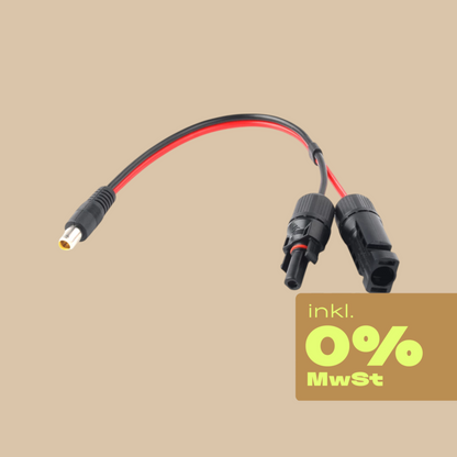 X-TRA Adaptateur solaire MC4 vers fiche ronde CC - 0 % TVA